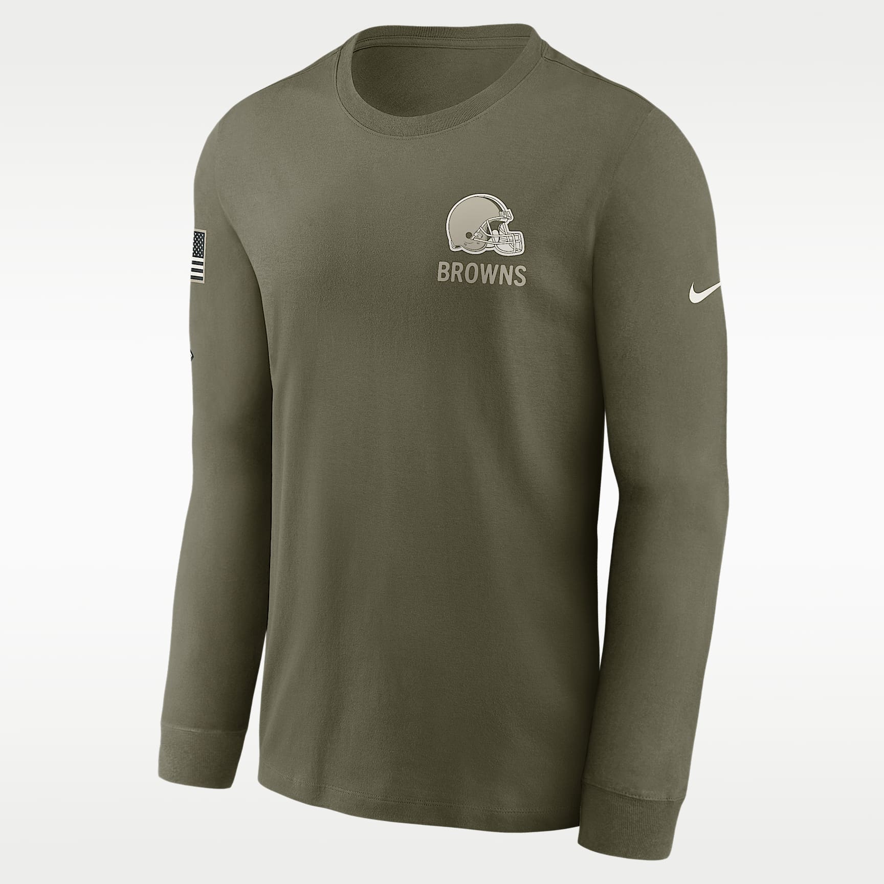 Cleveland Browns Salute to Service Men's Nike NFL Long-Sleeve T